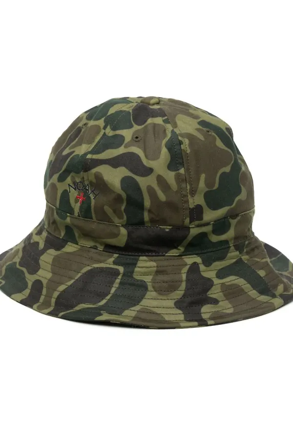 Barbour kamouflagemönstrad fiskehatt - Grön