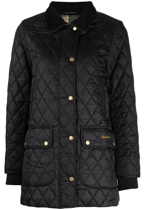 Barbour Kilmarie quiltad jacka - Svart