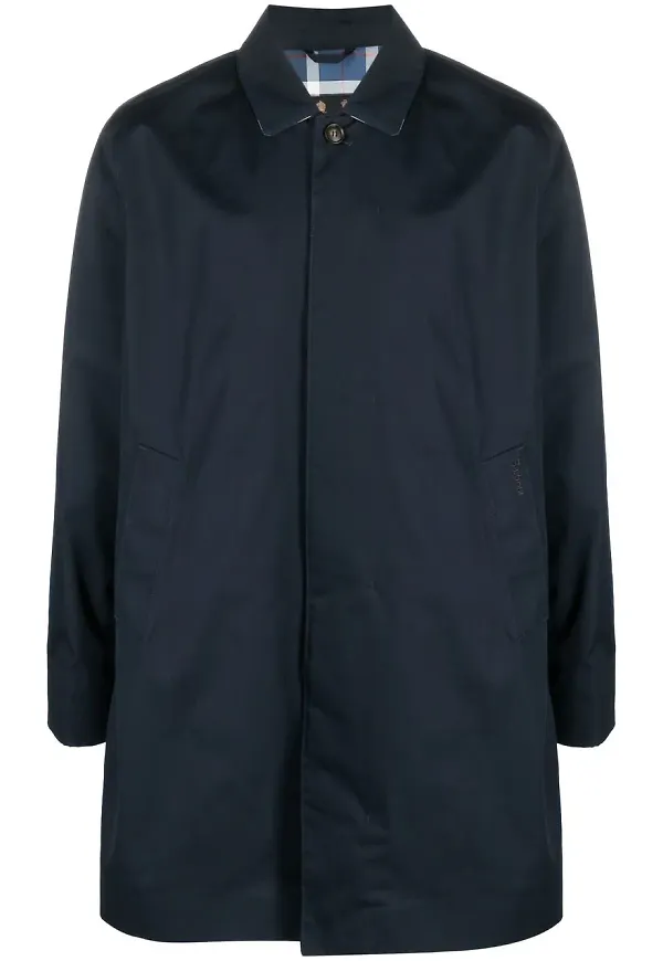 Barbour kort enkelknäppt rock - Blå