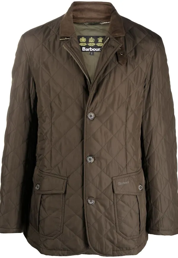 Barbour Lutz quiltad jacka - Grön