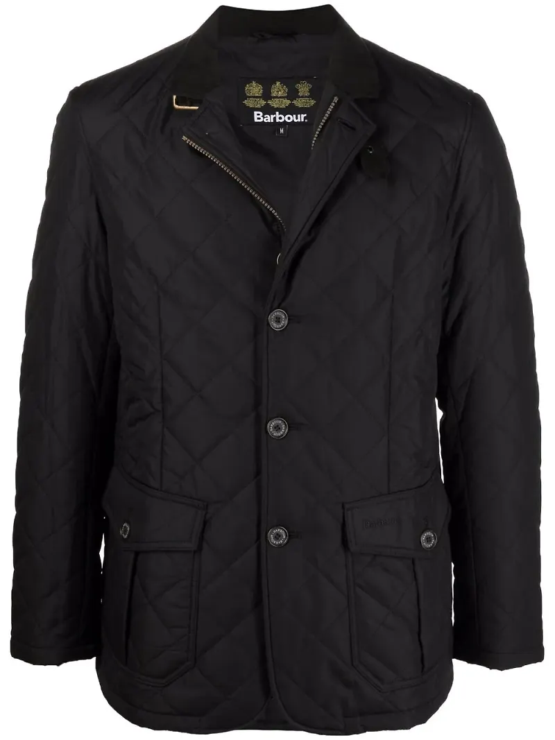 Barbour Lutz quiltad jacka - Svart