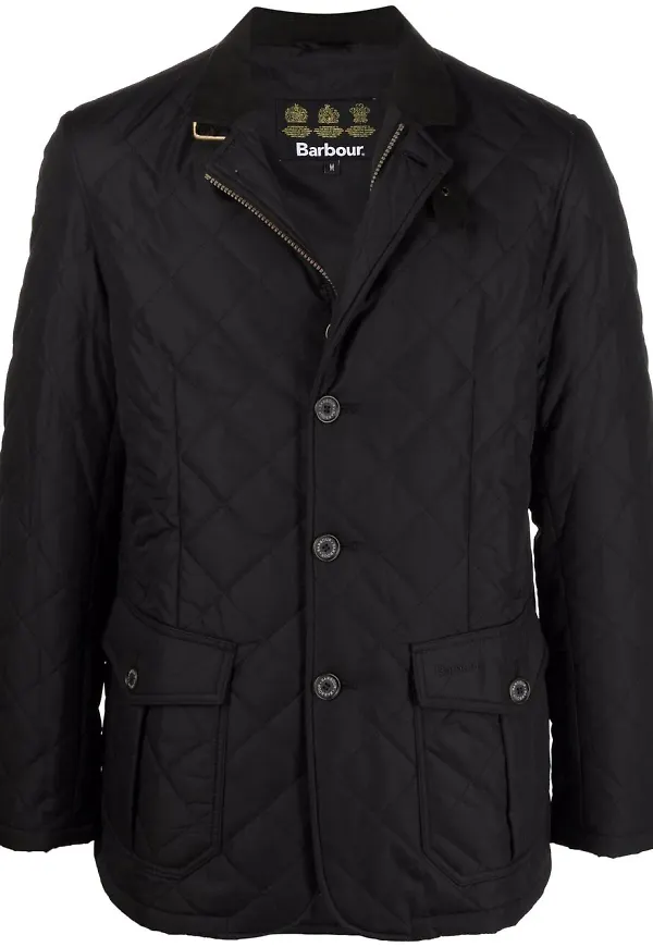 Barbour Lutz quiltad jacka - Svart