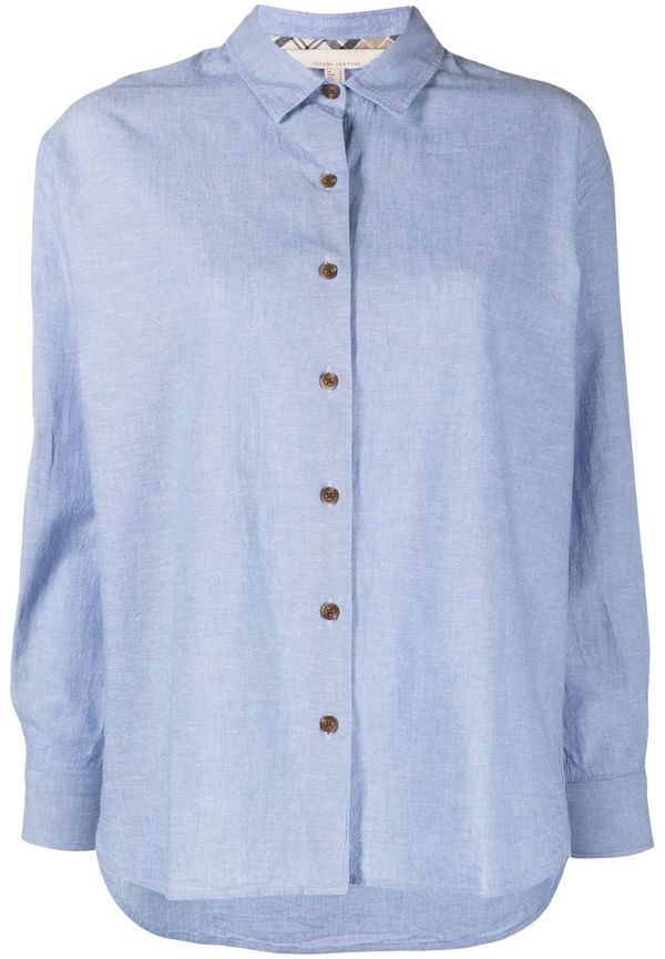 Barbour långärmad skjorta - Blå