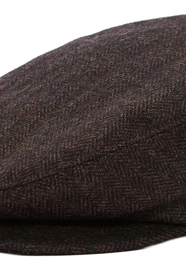 Barbour Men's Barlow Flat Cap Brown