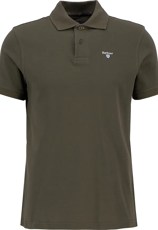 Barbour Men's Sports Polo Shirt Dusty Green
