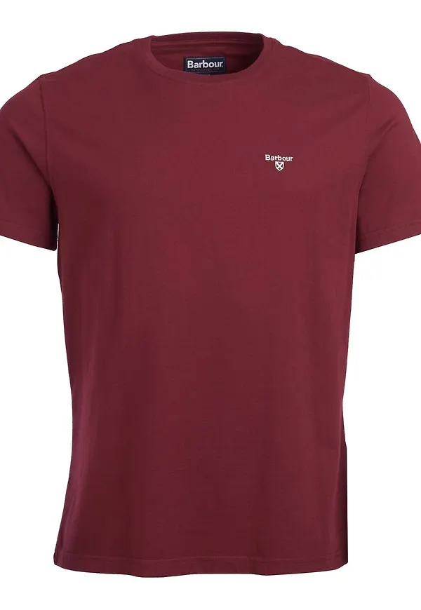 Barbour Men's Sports Tee Ruby