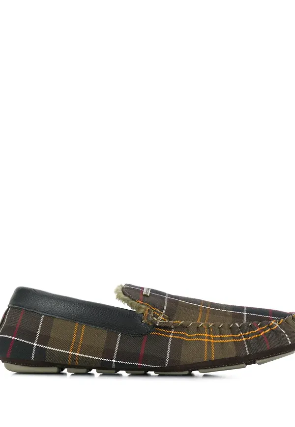 Barbour Monty fodrade tofflor - Grön