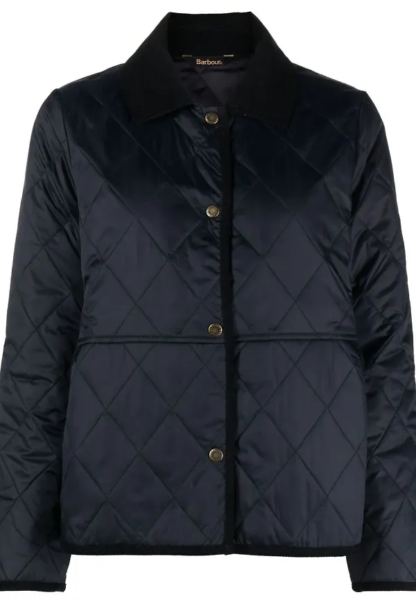 Barbour quiltad fältjacka - Blå