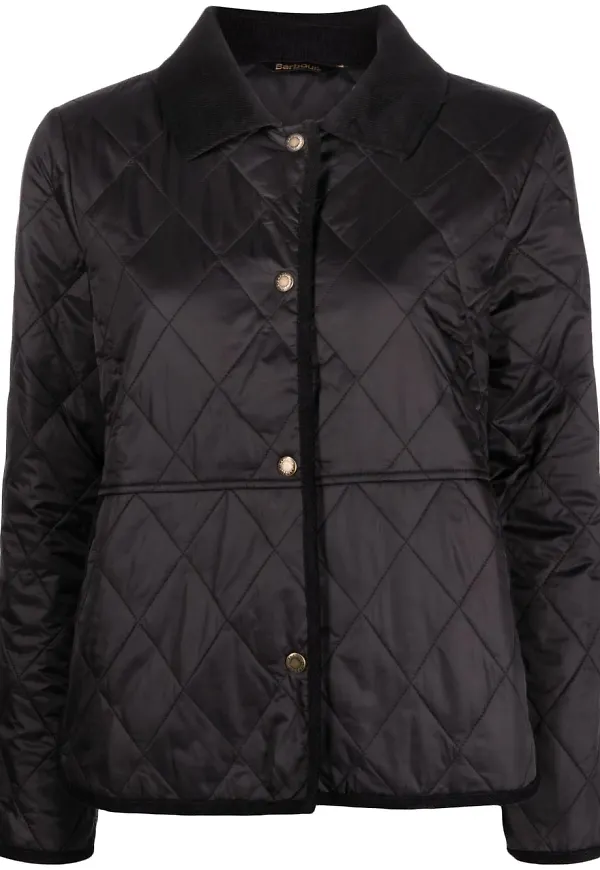 Barbour quiltad fältjacka - Svart