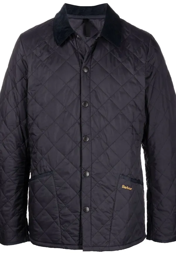 Barbour quiltad regnjacka - Blå