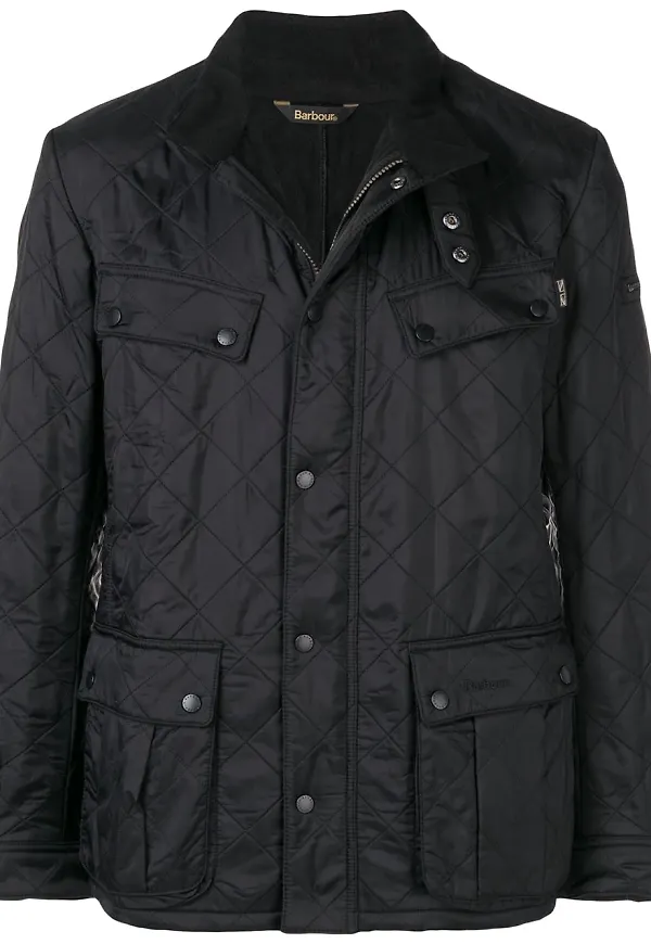 Barbour quiltad skjortjacka - Svart