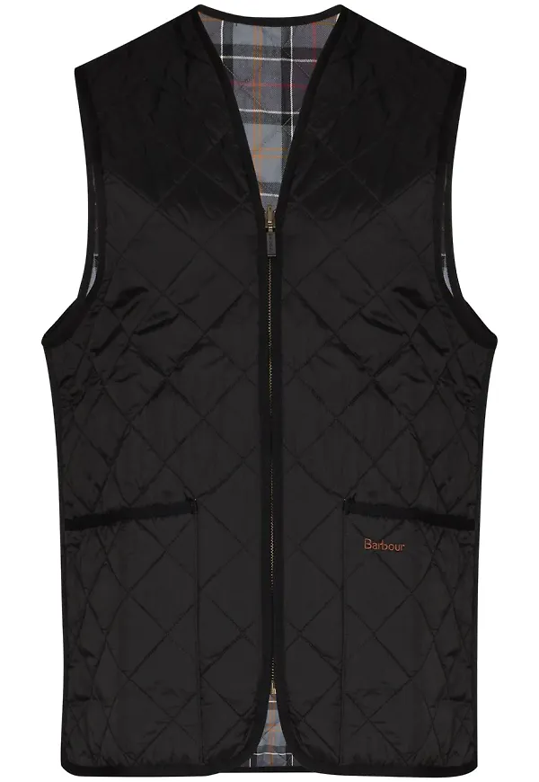 Barbour quiltad väst - Svart