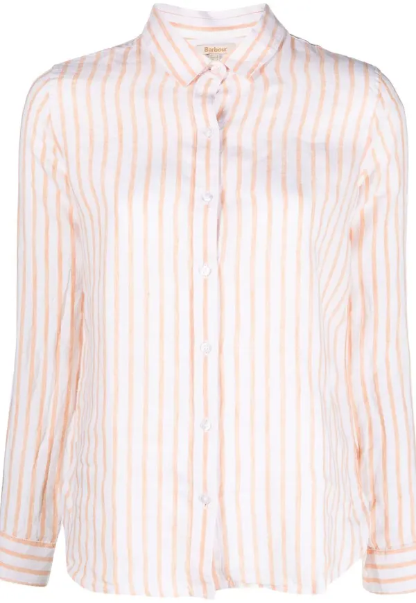 Barbour randig skjorta - Vit