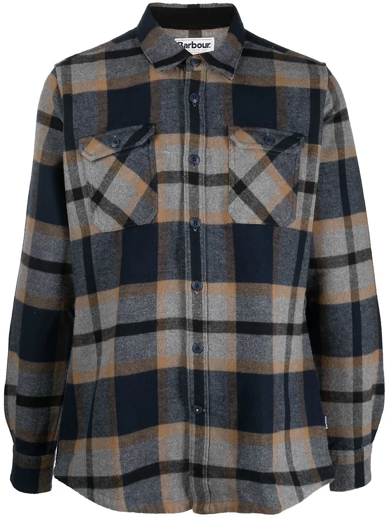 Barbour Rhobell rutig skjorta - Grå