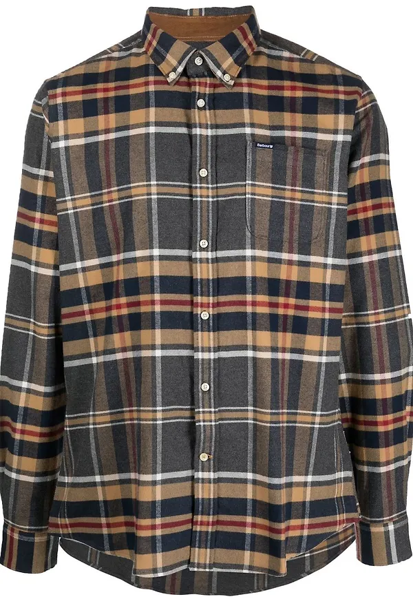 Barbour Ronan rutig skjorta - Grå