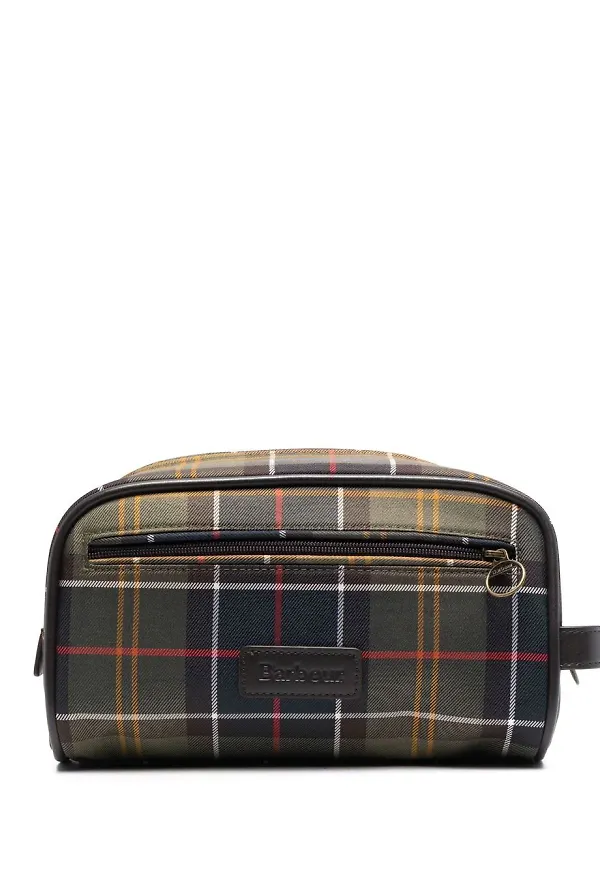 Barbour rutig necessär - Grön