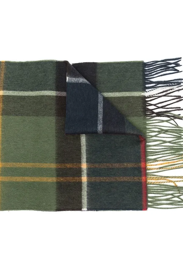 Barbour rutig sjal - Grön