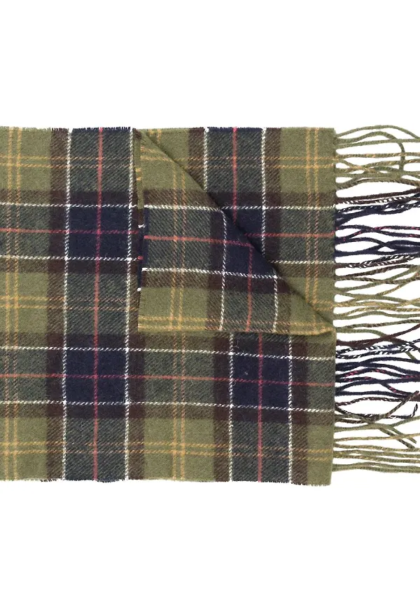 Barbour rutig sjal - Grön