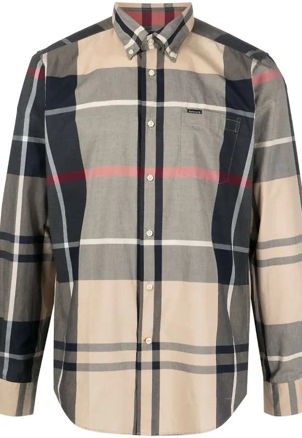 Barbour rutig skjorta - Brun