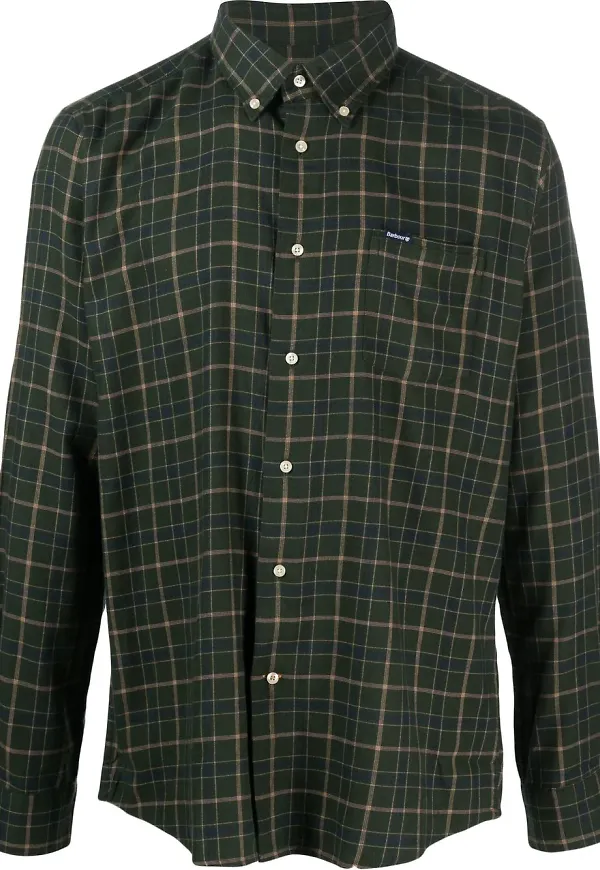 Barbour rutig skjorta - Grön