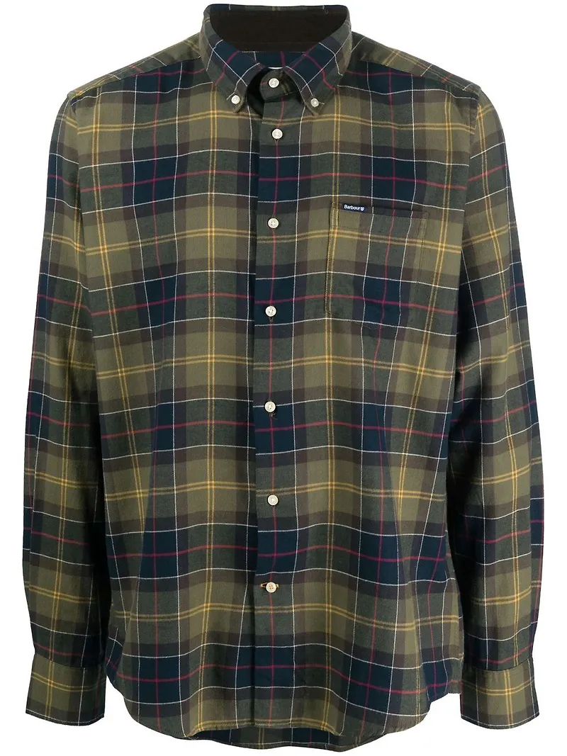 Barbour rutig skjorta - Grön