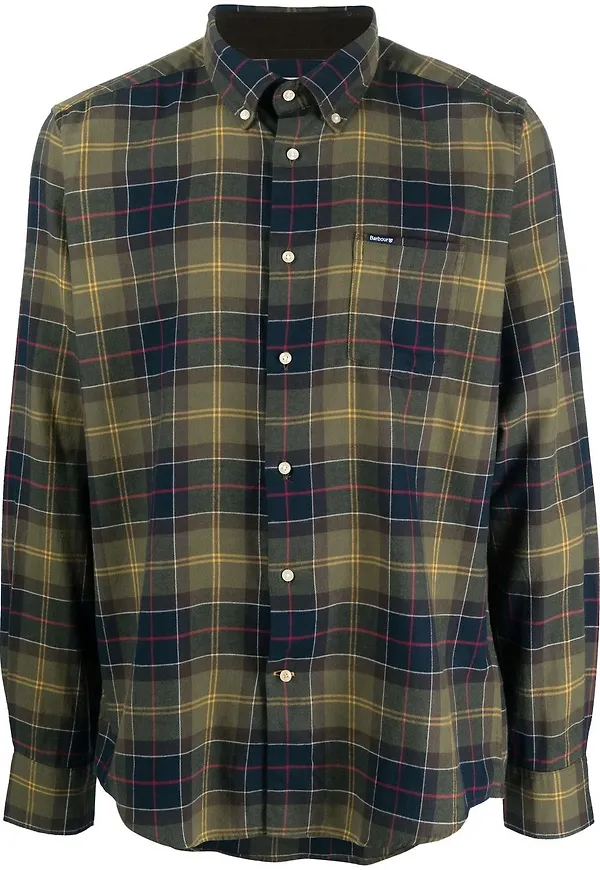 Barbour rutig skjorta - Grön