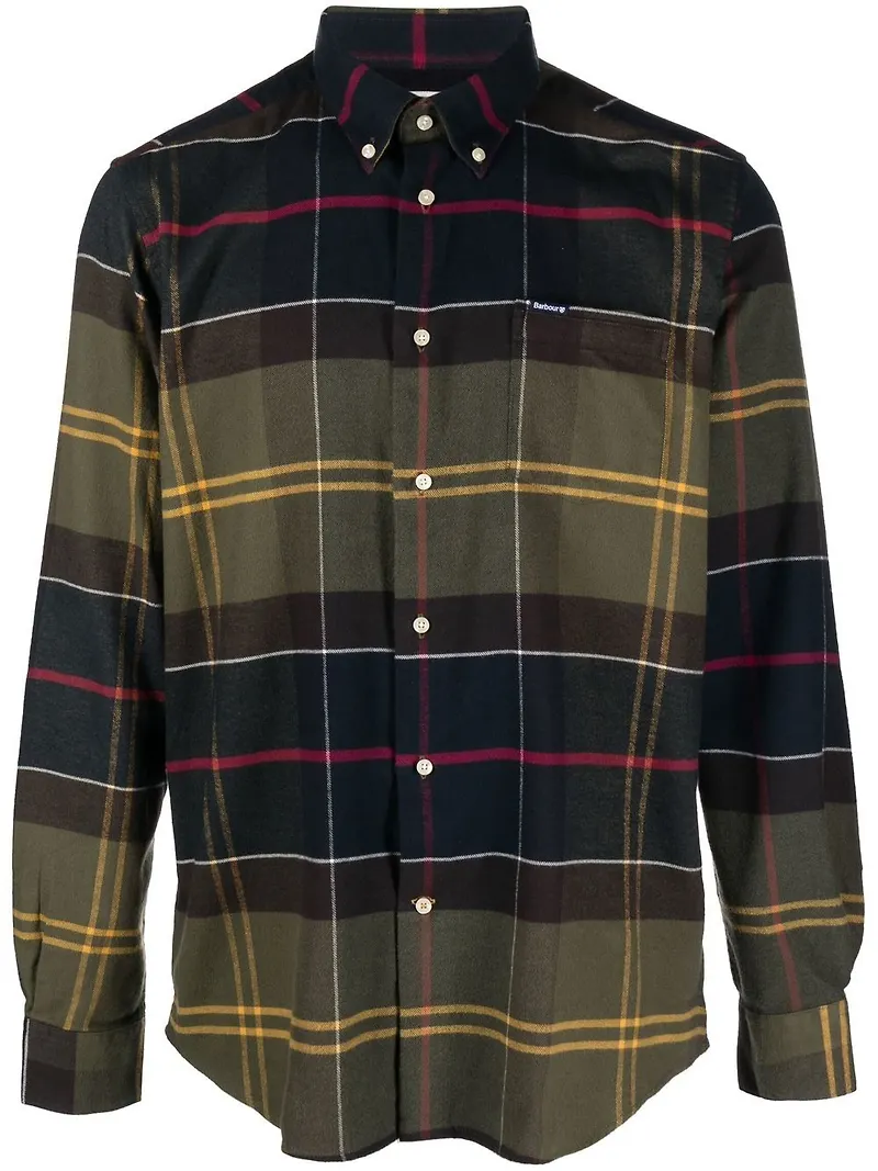 Barbour rutig skjorta - Grön