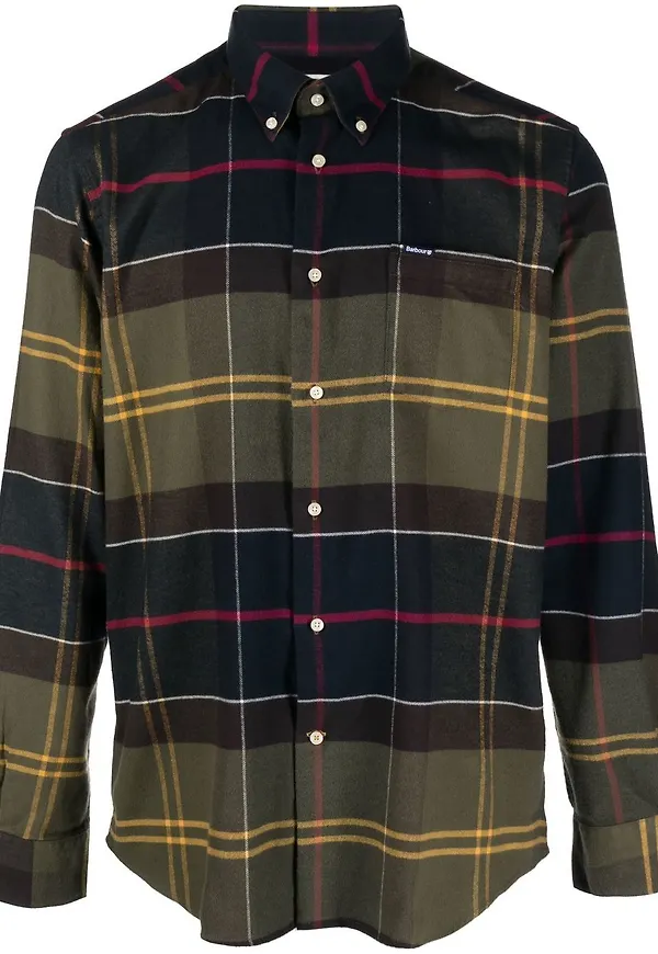 Barbour rutig skjorta - Grön