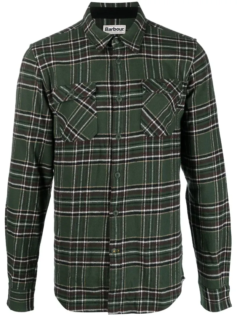 Barbour rutig skjorta - Grön