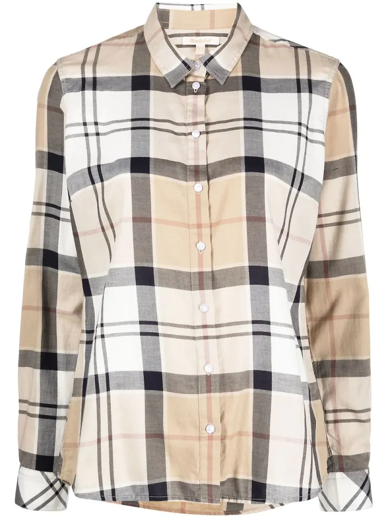 Barbour rutig skjorta - Neutral
