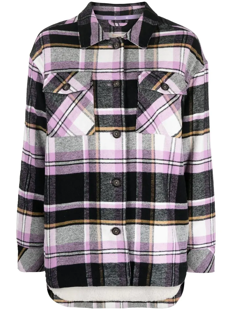 Barbour rutig skjortjacka - Lila