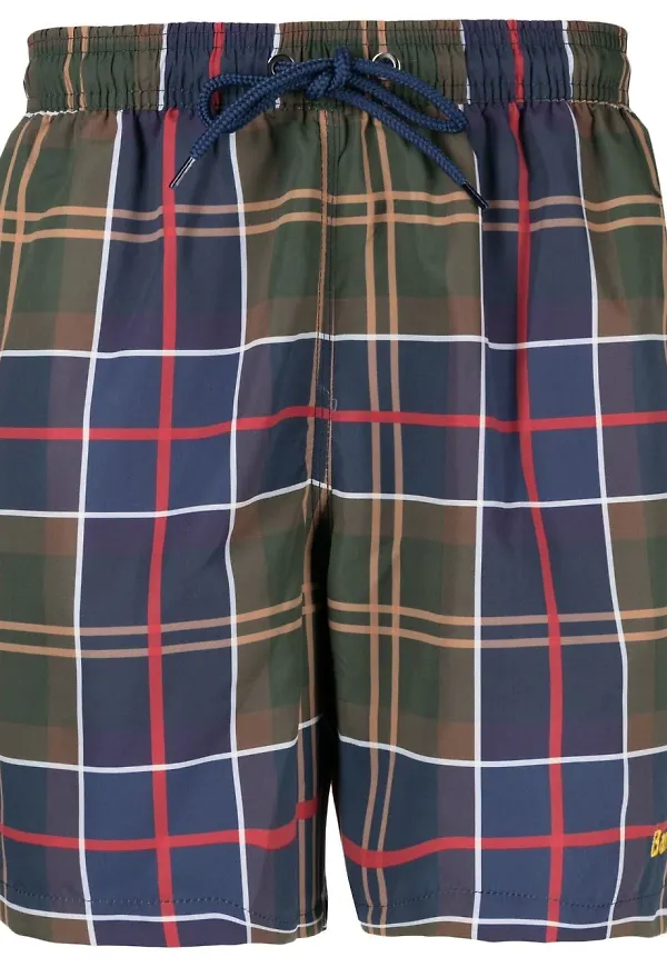 Barbour rutiga badbyxor - Grön