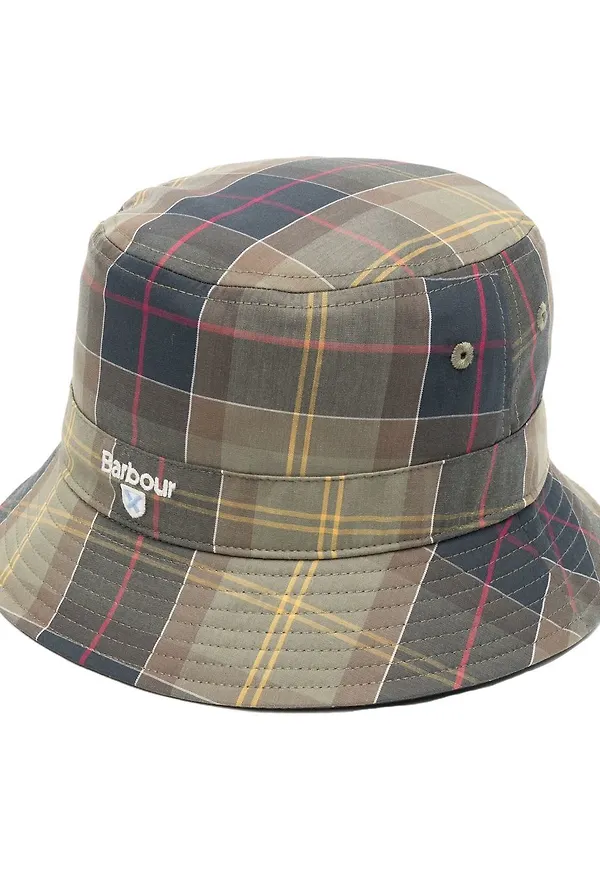 Barbour skotskrutig fiskehatt - Grön