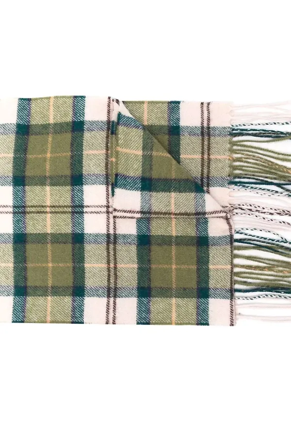 Barbour skotskrutig halsduk - Grön