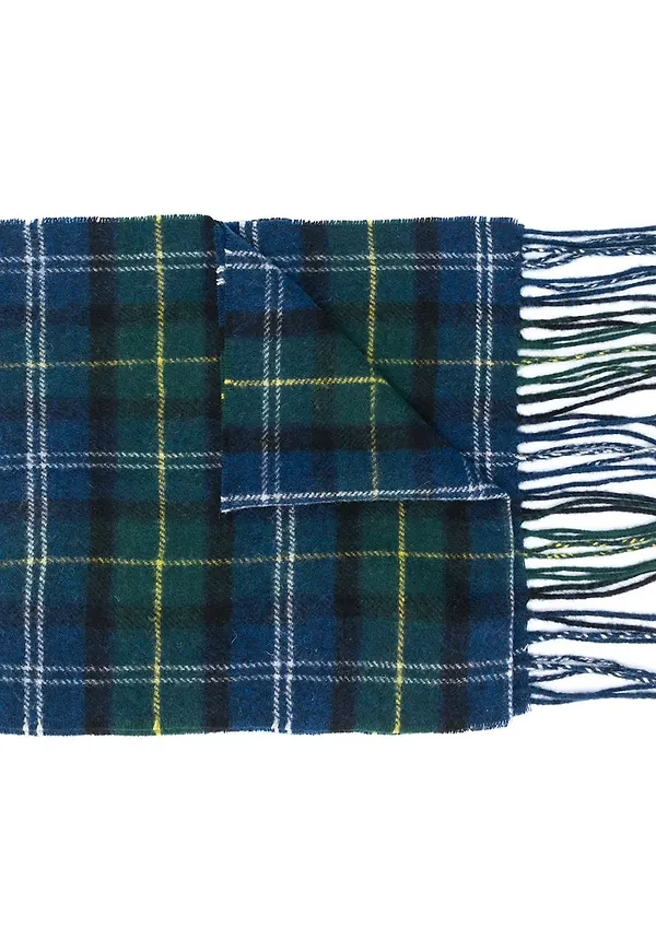 Barbour skotskrutig halsduk - Grön