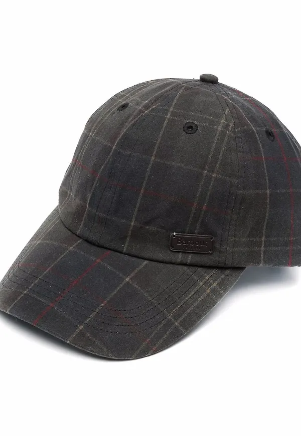 Barbour skotskrutig keps - Grön
