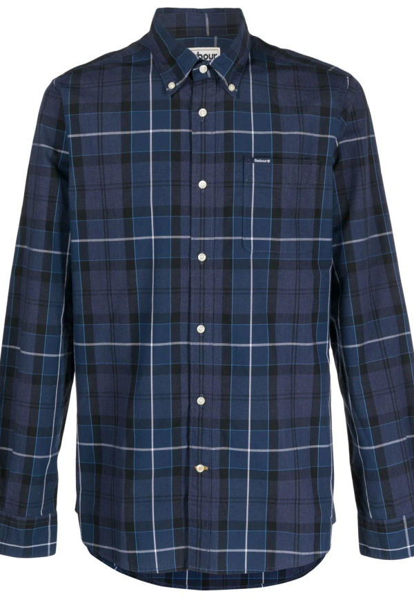 Barbour skotskrutig skjorta - Blå