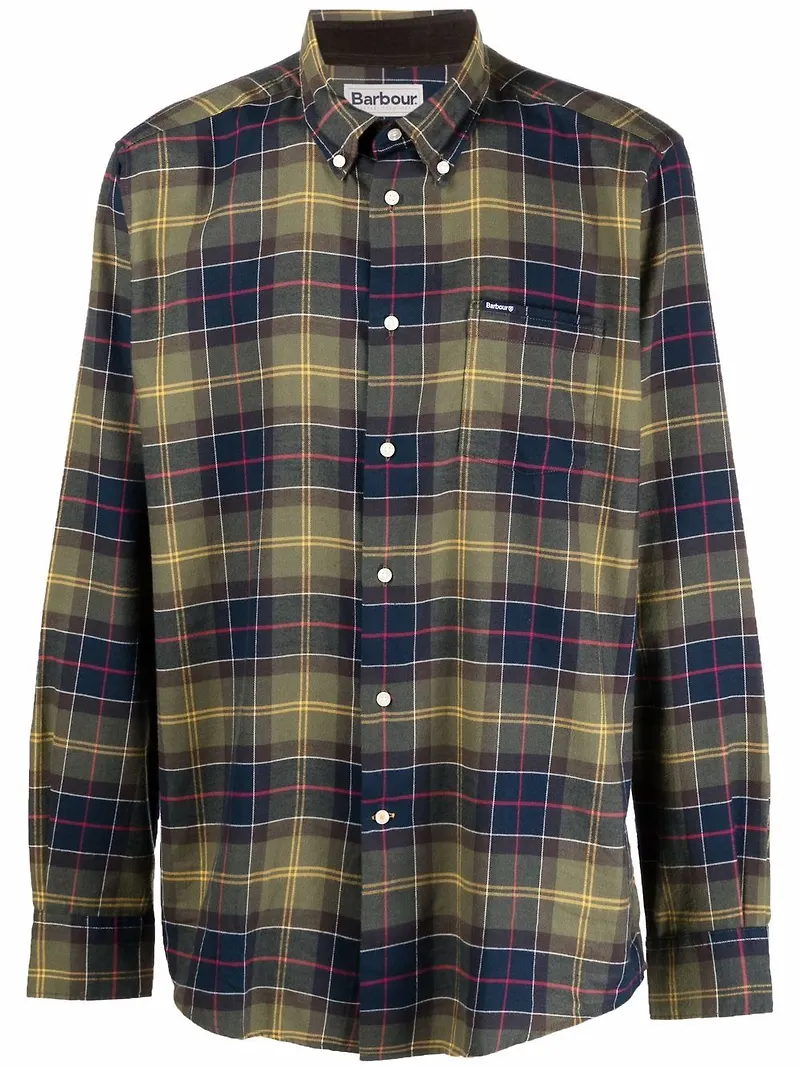 Barbour skotskrutig skjorta - Grön