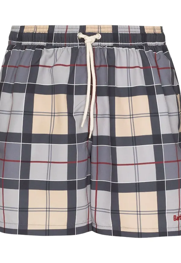 Barbour skotskrutiga badbyxor - Grå