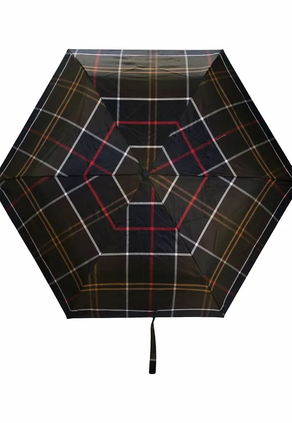 Barbour skotskrutigt paraply - Grön