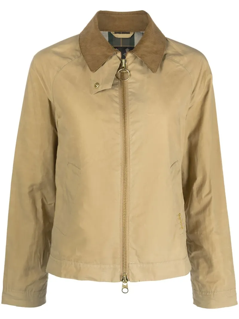 Barbour smokingkavaj med kontrastkrage - Neutral