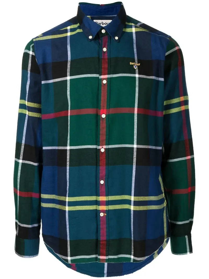 Barbour Stanford skräddad skjorta - Blå