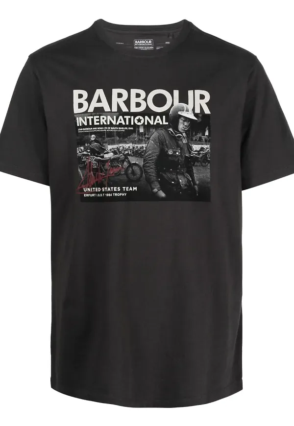 Barbour t-shirt med grafiskt tryck - Grå