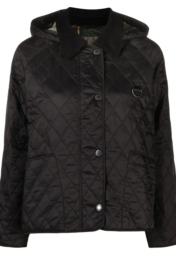 Barbour Tobymory quiltad jacka - Svart