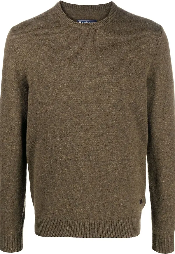 Barbour tröja med rundad hals - Grön