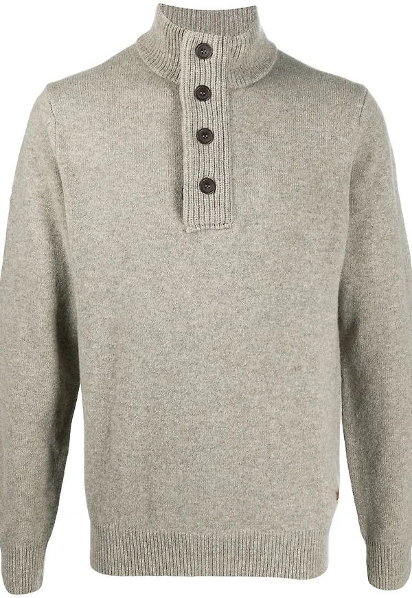 Barbour tröja med ståkrage - Neutral