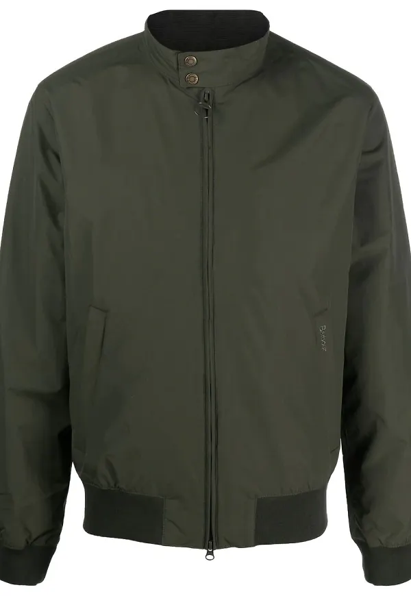 Barbour tunn bomberjacka - Grön