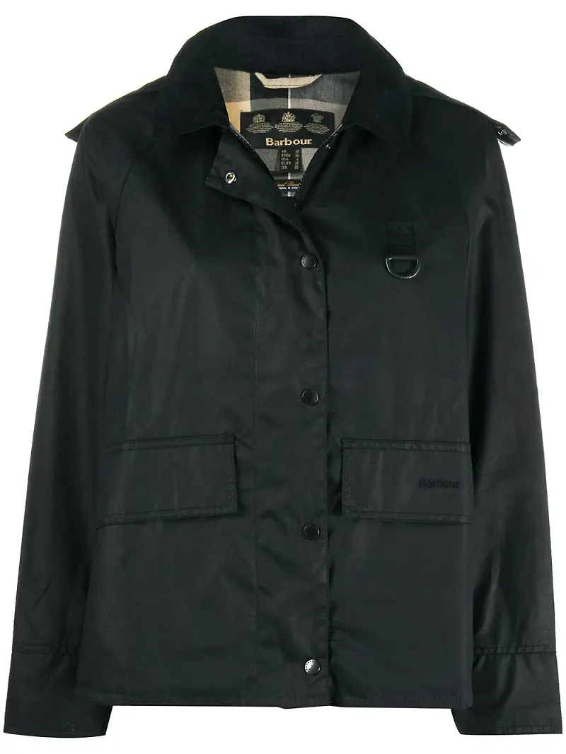 Barbour tunn huvjacka - Blå