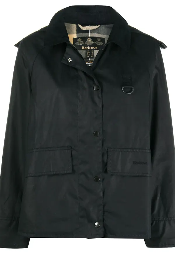Barbour tunn huvjacka - Blå