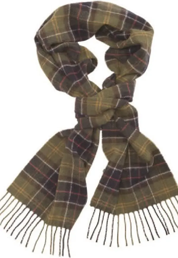 Barbour Unisex Tartan Lambswool Scarf Classic